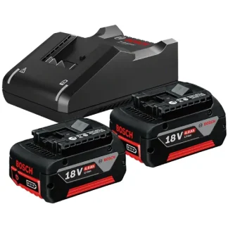 Kit Power Set 2x Baterias 18V 4.0Ah + Carregador GAL 18V-40 Bosch 1600A019S0
