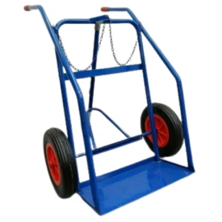 Carro de Transporte para 2 Botijas de Soldadura com Roda de Apoio 280KG 1130X800MM 2203