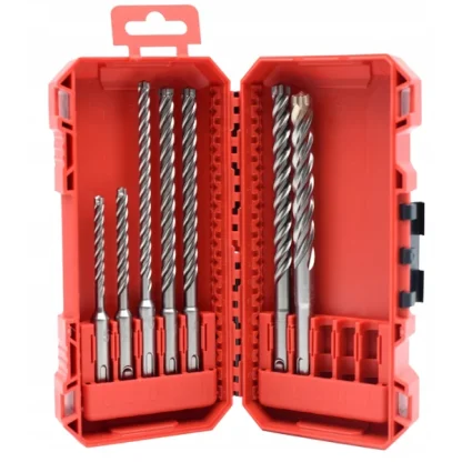 Estojo de 7 Brocas SDS-Plus MX4 Milwaukee 4932492113