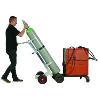 Carro de Transporte para Botijas de Soldadura com Sistema de Elevação 80KG 1400X600MM 3213