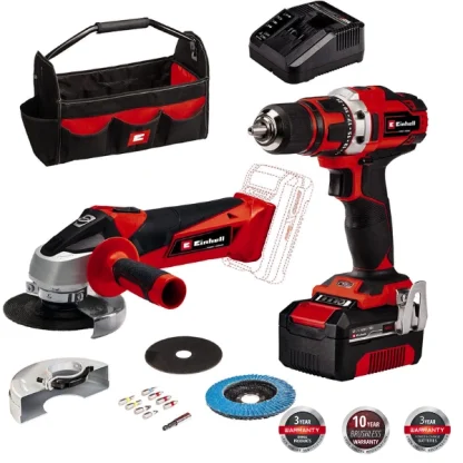 Kit Aparafusadora e Rebarbadora TE-TK 18/2 Li (4.0 Ah) Einhell