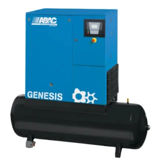 Compressor de Ar de Parafuso c/ Controlador Série GENESIS 25HP 270L 400V 8Bar ABAC GENESIS 18 8 270