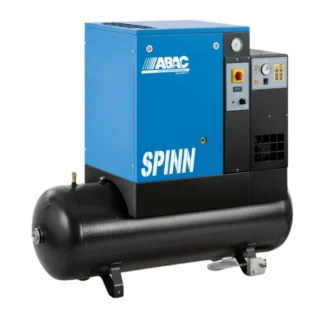 Compressor de Ar de Parafuso Série SPINN 3HP 200L 400V 8Bar ABAC SPINN 2.2E 8 K 200 E