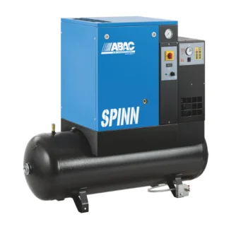 Compressor de Ar de Parafuso c/ Secador Incorporado Série SPINN 5.5HP 200L 400V 8Bar ABAC SPINN 4E 8 200 E