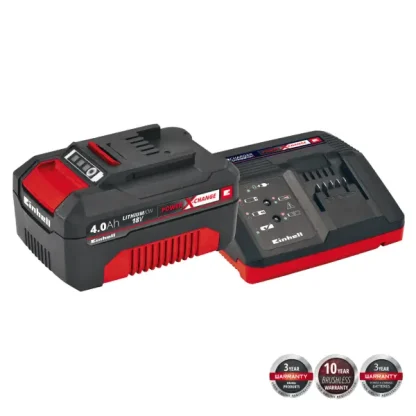 Starter Kit PXC 18V Bateria 4.0Ah + Carregador Einhell