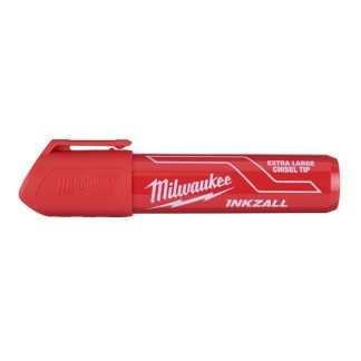 Marcador Vermelho de Ponta de Cinzel 14.5mm INKZALL Marcação Larga Milwaukee