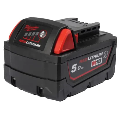 Bateria 5.0Ah Resistente a Químicos Redlithium M18 Milwaukee M18 B5-CR