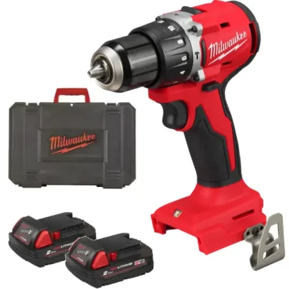 Berbequim Com Percussão Compacto Milwaukee M18 BLPDRC-202C