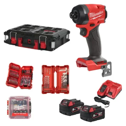 PowerPack Especial 100 Anos M18 Fuel Aparafusadora De Impacto1/4 Hex Milwaukee M18FID3100P-502P