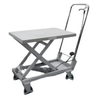 Carro/Mesa Hidráulica Elevatória em Alumínio 100KG 700X450MM c/ Elevação até 755MM 85101