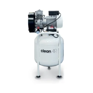 Compressor de Ar de Pistão Especial Sem Óleo p/ Aplicação Dental e Industrial Série CLEAN AIR DENTAL 1,5HP 25L 230V ABAC CLR 15/25