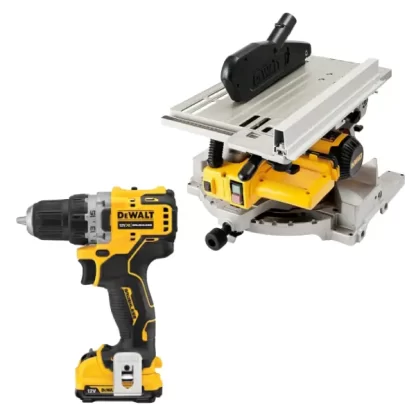 Kit Serra Esquadria 305mm + Berbequim Aparafusador DeWalt CPROF625.