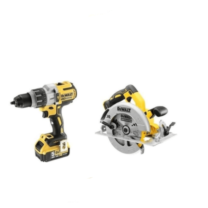 Kit Berbequim com Percussão XRP DCD996P2 + Serra Circular DCS572NT DeWalt CPROF428