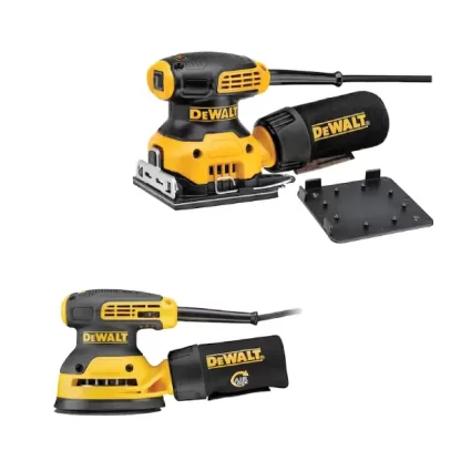 Kit Lixadora Vibratória 230W + Lixadora Rotorbital 280W DeWalt CPROF263