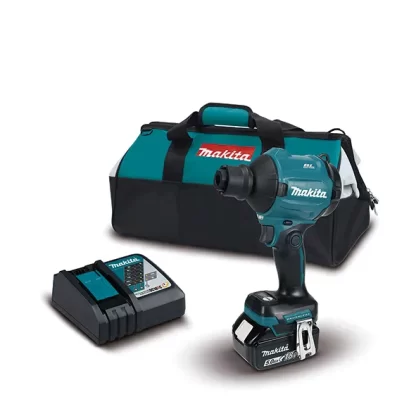 Soprador de ar 18V LXT BL + Bateria + Carregador Makita DAS180RT