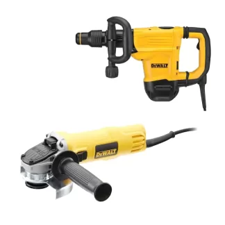 Kit Martelo Demolidor 6Kg 1350W + Rebarbadora 115mm 800W DeWalt CPROF623