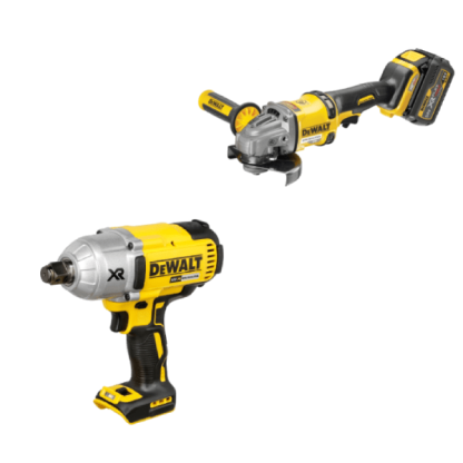 Kit Rebarbadora 125mm + Chave de Impacto 3/4 DeWalt CPROF549