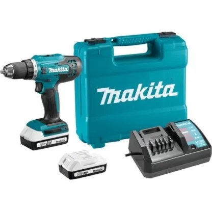 Berbequim Aparafusador 18V + 2 Baterias 1.5Ah + Carregador Makita DF488D002