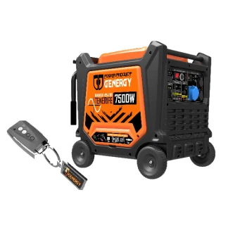 Gerador Inverter a Gasolina Monofásico Elétrico 26L 3.5HP 459CC Genergy TENERIFE 7500W RC