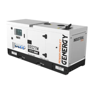 Gerador a Gasóleo Monofásico Elétrico 113L 3298CC Genergy GDS27M 20kW 25kVA