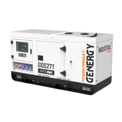 Gerador a Gasóleo Trifásico Elétrico 113L 3298CC Genergy GDS27T 20kW 25kVA