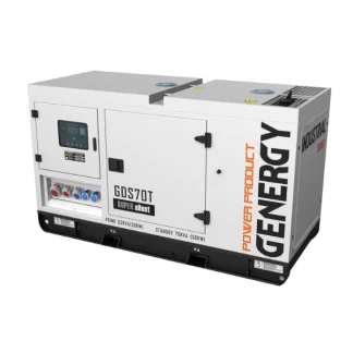 Gerador a Gasóleo Trifásico Elétrico 113L 4850CC Genergy GDS70T 50kW 63kVA