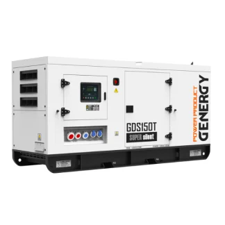 Gerador a Gasóleo Trifásico Elétrico 200L 6490CC Genergy GDS150T 112kW 140kVA