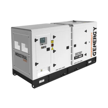 Gerador a Gasóleo Trifásico Elétrico 390L 8820CC Genergy GDS200T 148kW 185kVA