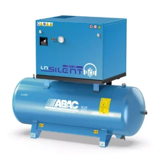 Compressor de Ar de Pistão Insonorizado Série FULL SILENT 4HP 270L 400V ABAC LN2 A49B 270 T4 DOL