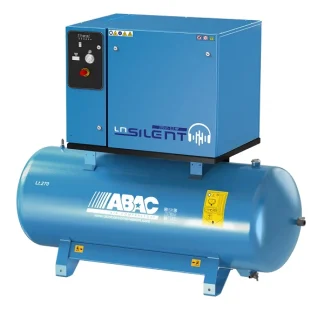 Compressor de Ar de Pistão Insonorizado Série FULL SILENT 7,5HP 500L 400V ABAC LN2 B6000 500 T7,5 YD