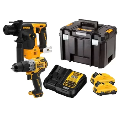 Kit Martelo SDS Plus + Berbequim Percussão DeWalt DCK2102L2T-QW