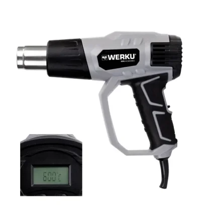 Pistola de Ar Quente Digital 2000W Werku WK402080